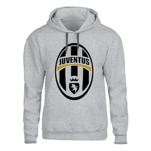 هودی مردانه مدل یوونتوس کد 213 رنگ طوسی