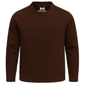 پلیور یقه گرد مردانه موتارد مدل کج راه