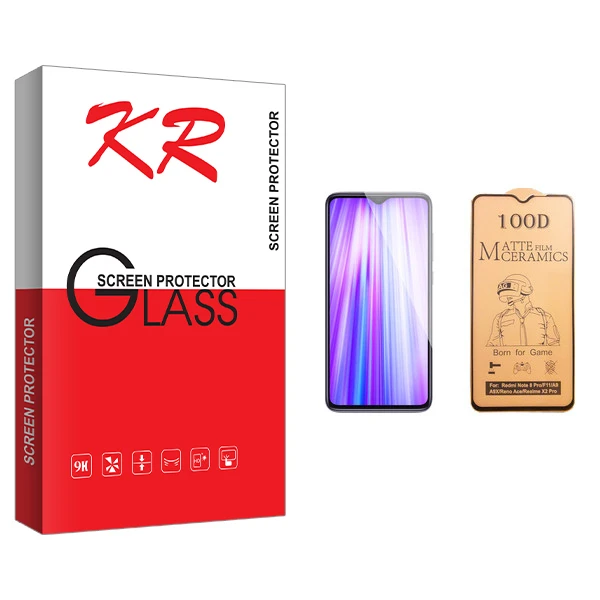 برای محافظ صفحه نمایش سرامیکی کی آر مدل +HD مناسب گوشی موبایل شیائومی Redmi Note 8 Pro