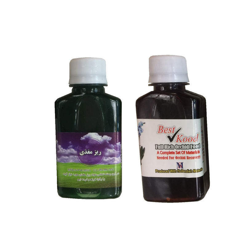 کود مایع ارکیده و ریز مغذی کد 1001 حجم 120 میلی لیتر بسته 2 عددی