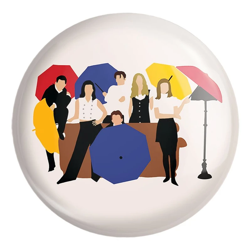 پیکسل خندالو طرح سریال فرندز  Friends کد 3142 مدل بزرگ