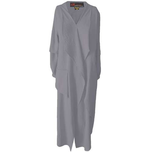 مانتو زنانه کد T9978 رنگ طوسی