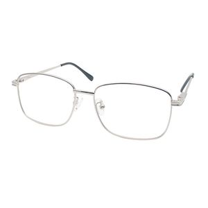 عینک محافظ چشم زنانه و مردانه با فریم بیضی و عدسی بلو کنترل مدل METAL-88131C5-Anti Blue Light