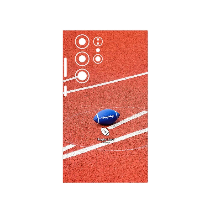 برچسب پوششی ماهوت مدل Rugby football مناسب برای گوشی موبایل سامسونگ Galaxy S23 Ultra