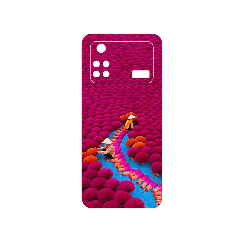 برچسب پوششی ماهوت مدل Vietnam Incense Wood Farms مناسب برای گوشی موبایل شیائومی Poco M4 Pro 4G