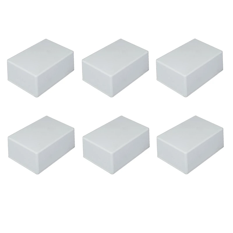 جعبه مدار پلاستیکی مدل SB-6026 سایز 75×55×33 میلیمتر بسته 6 عددی 