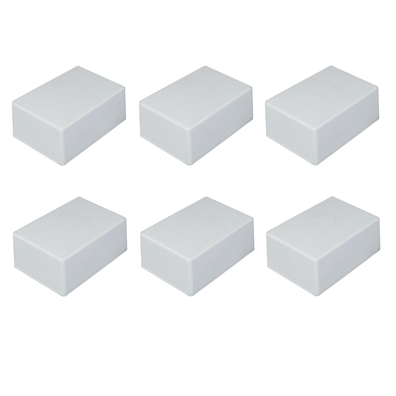 جعبه مدار پلاستیکی مدل SB-6026 سایز 75×55×33 میلیمتر بسته 6 عددی 