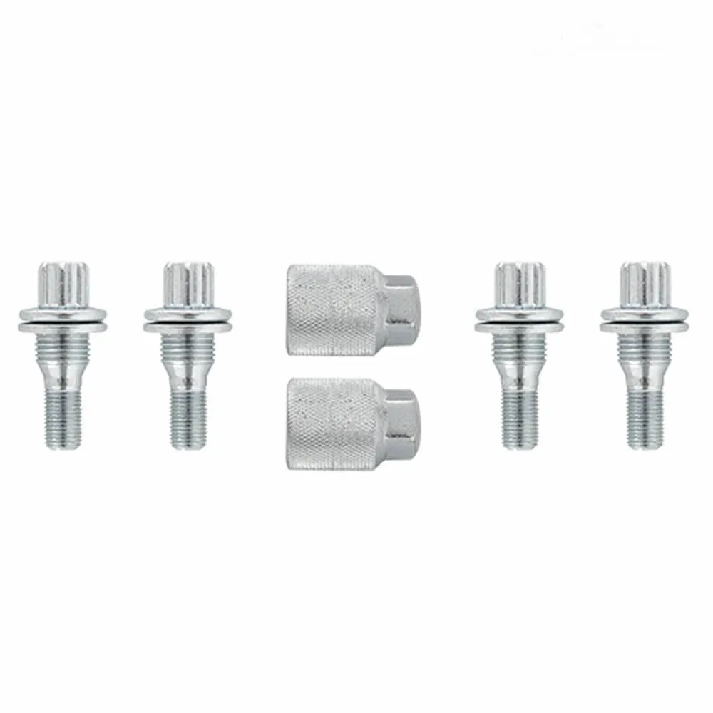 پیچ چرخ و رینگ ضد سرقت خودرو چیکال مدل M-58 مناسب برای سمند سورن پلاس مجموعه 6 عددی