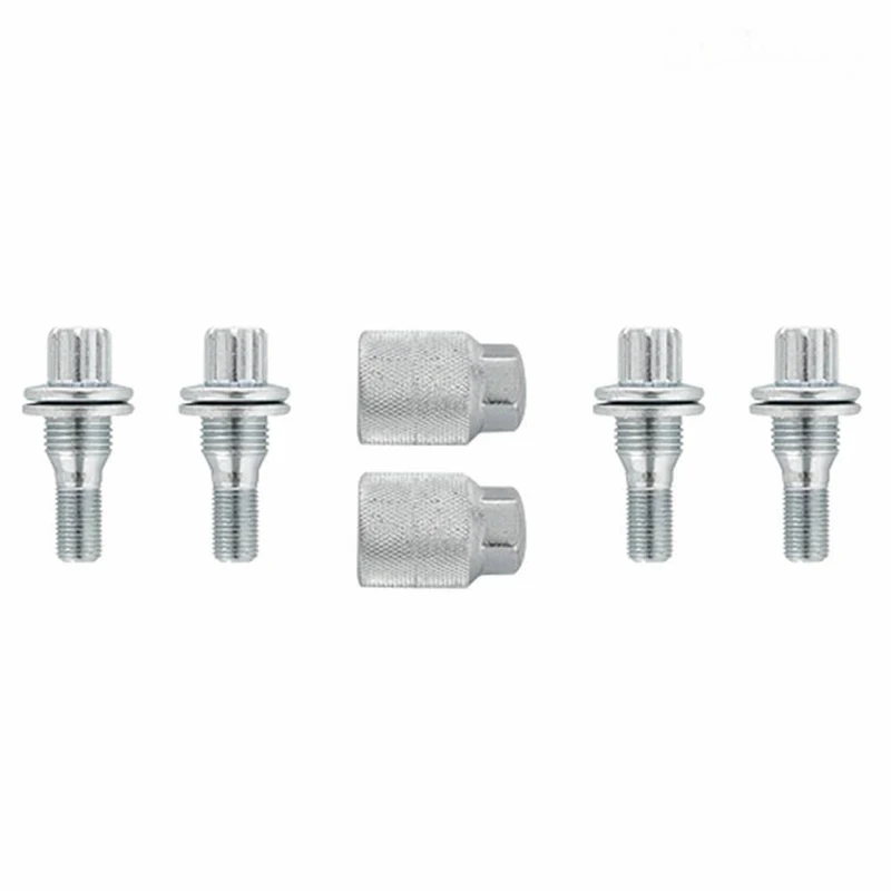 پیچ چرخ و رینگ ضد سرقت خودرو چیکال مدل M-58 مناسب برای دنا مجموعه 6 عددی