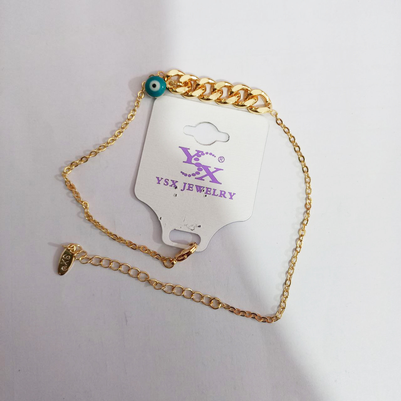 پابند زنانه وای اس ایکس مدل چشم نظر کد P58 پابند زنانه وای اس ایکس مدل چشم نظر کد P58