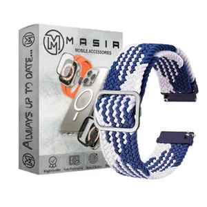 Masir Braided Solo bicolor Strap suitable for Galaxy Watch Active