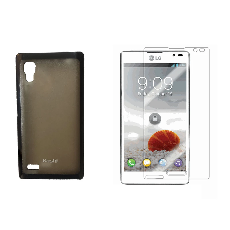 کاور کاشی کد 01  مناسب برای گوشی موبایل ال جی L9/P765 به همراه محافظ صفحه نمایش