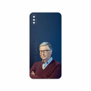 MAHOOT Bill Gates Cover Sticker for Apple iPhone XS Max