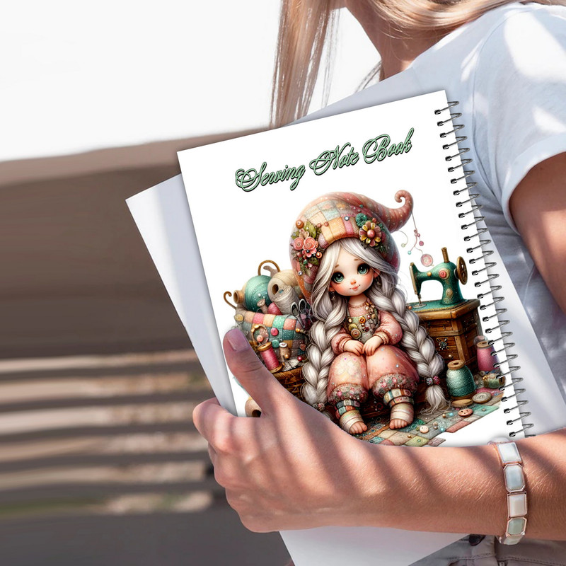 دفتر خیاطی 75 برگ مستر راد مدل الیزابت کد fiory 2611