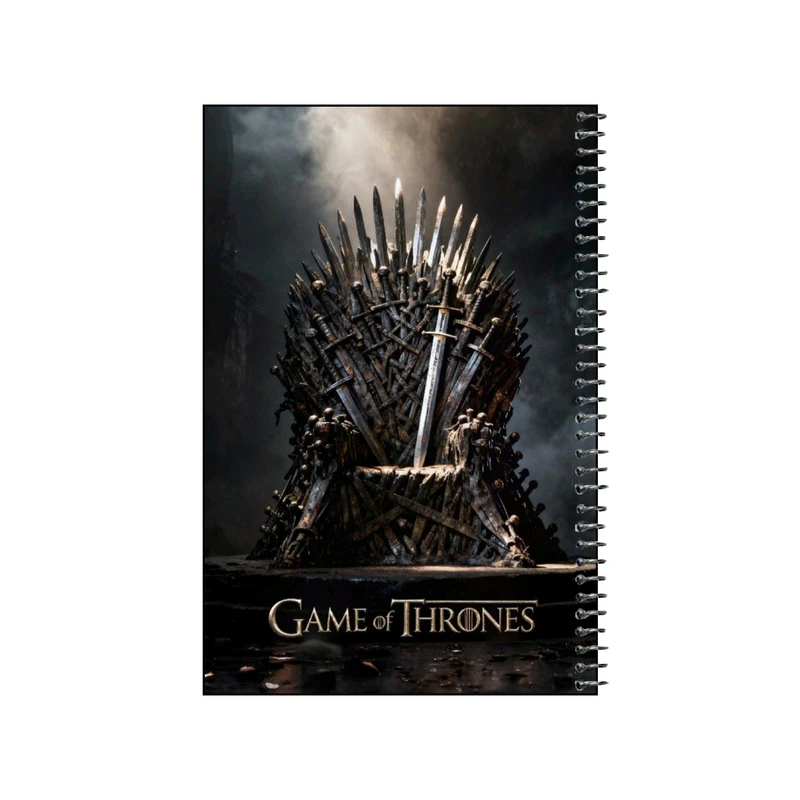 دفتر نقاشی 50 برگ سیمی مدل game of thrones کد 2