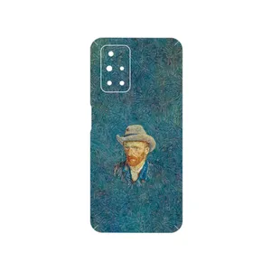 MAHOOT Self portrait with a gray felt hat Cover Sticker for Xiaomi Redmi 10 Prime