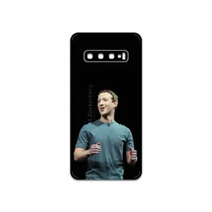 MAHOOT Mark Zuckerberg Cover Sticker for Samsung Galaxy S10