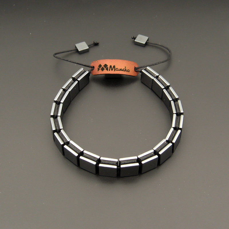 دستبند مردانه مانچو مدل حدید کد bf734