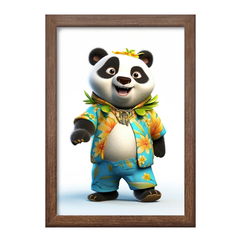 تابلو خندالو طرح پاندا کیوت کد F2568
