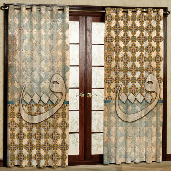 پرده پانچی مدل مخمل کد 6299 سایز 280x140 سانتی متر