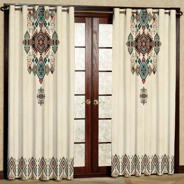 پرده مدل چاپی هازان پانچی کد 500 سایز 200x140 سانتی متر