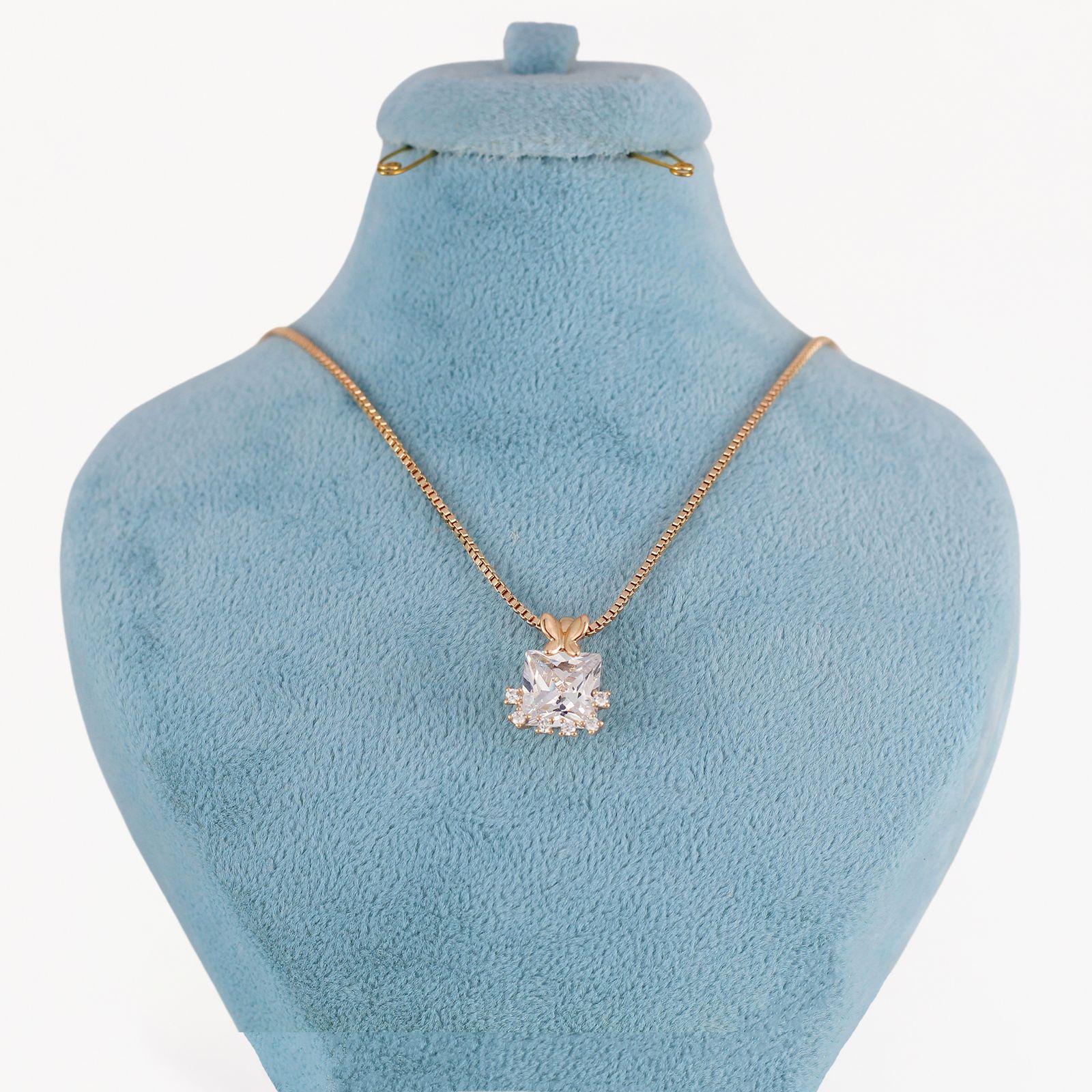 گردنبند زنانه ژوپینگ مدل پروانه کد N557E -  - 1