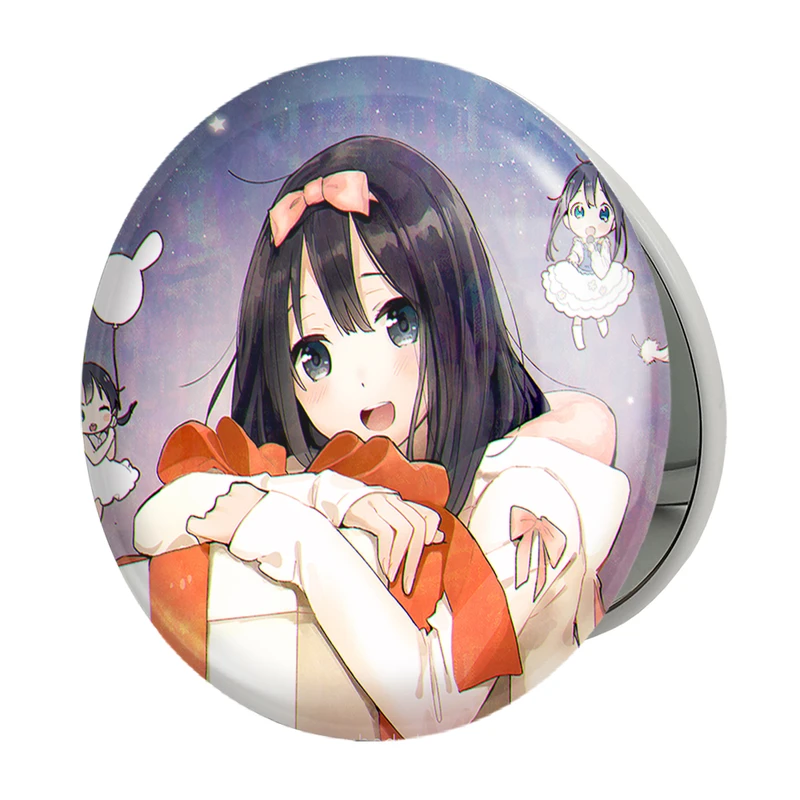 آینه جیبی خندالو طرح موچیزو و تاماکو انیمه فروشگاه تاماکو مدل تاشو کد 24276 