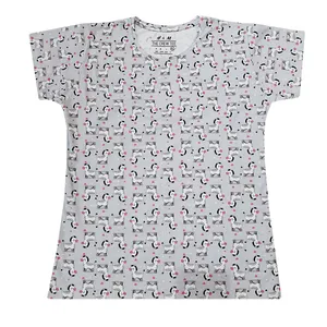 تی شرت آستین کوتاه زنانه اچ اند ام مدل m15