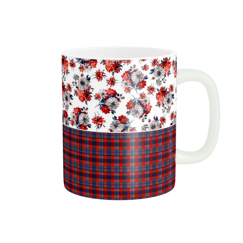 ماگ پاد آفرین طرح گل کد 5436