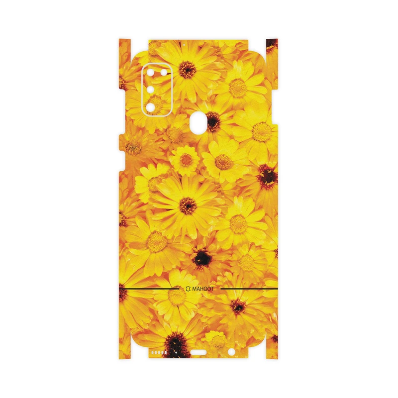 برچسب پوششی ماهوت مدل Full skin-Yellow-Flower مناسب برای گوشی موبایل سامسونگ Galaxy M30s