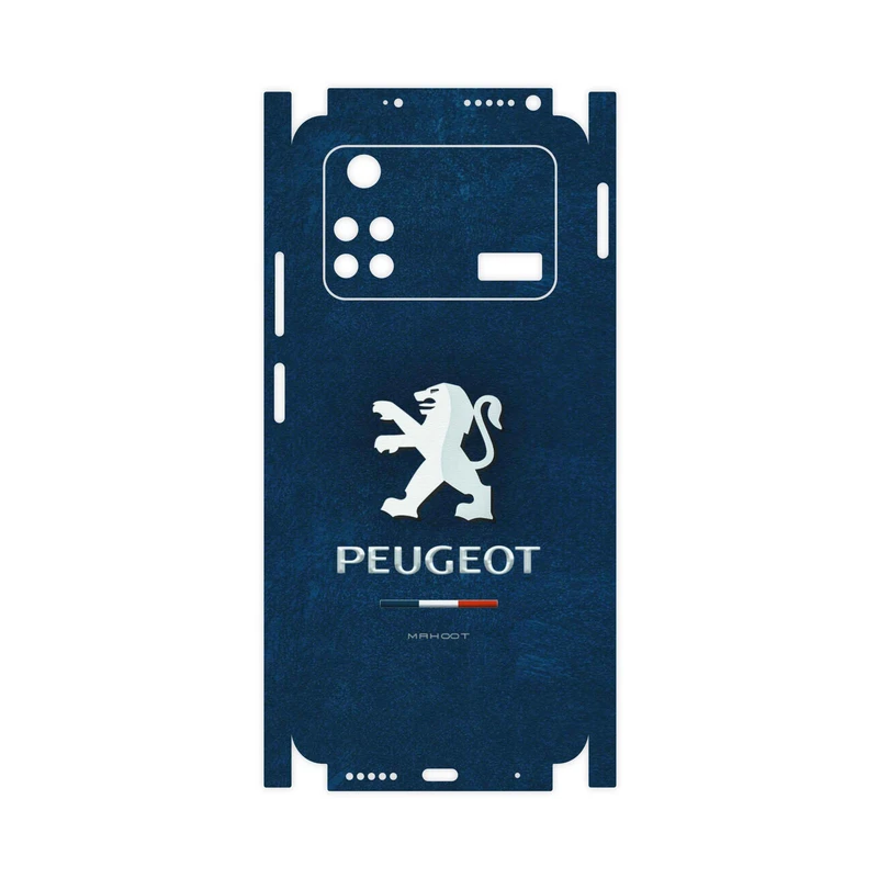 برچسب پوششی ماهوت مدل Peugeot-Logo-FullSkin مناسب برای گوشی موبایل شیائومی Poco M4 Pro 4G