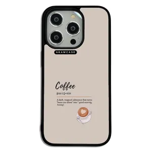 AKAM AMC-WA14PRO-COFFEE-16 Cover For Apple iPhone 14 Pro