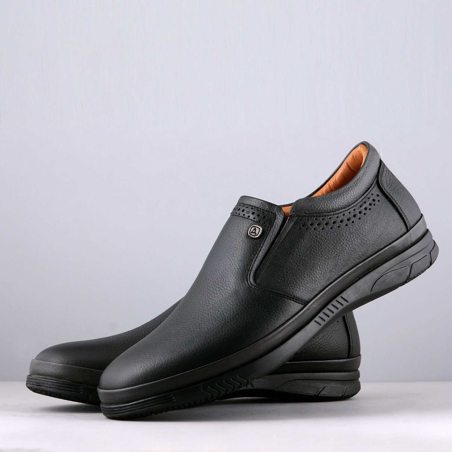 کفش طبی مردانه چرم یلسان مدل کامین کد mshk-KMN-513-GF -  - 2