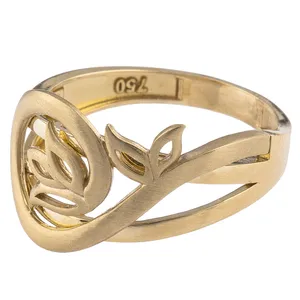 انگشتر طلا 18 عیار کد R116