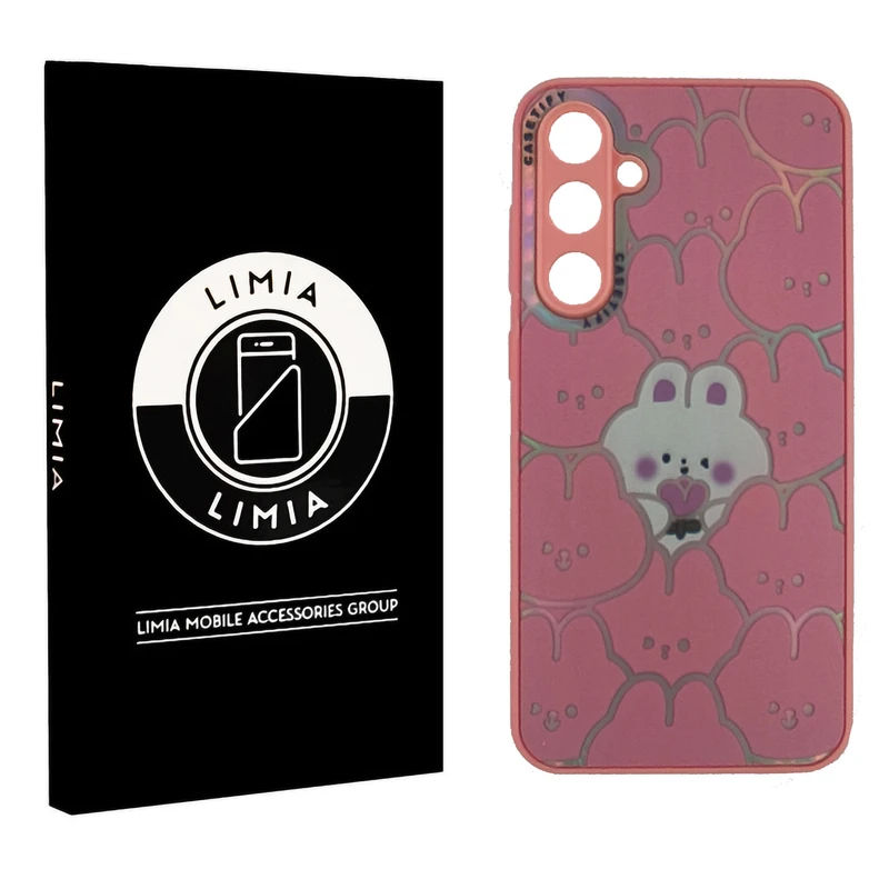 کاور لیمیا مدل فانتزی لنزدار طرح عروسکی مناسب برای گوشی موبایل سامسونگ Galaxy A35