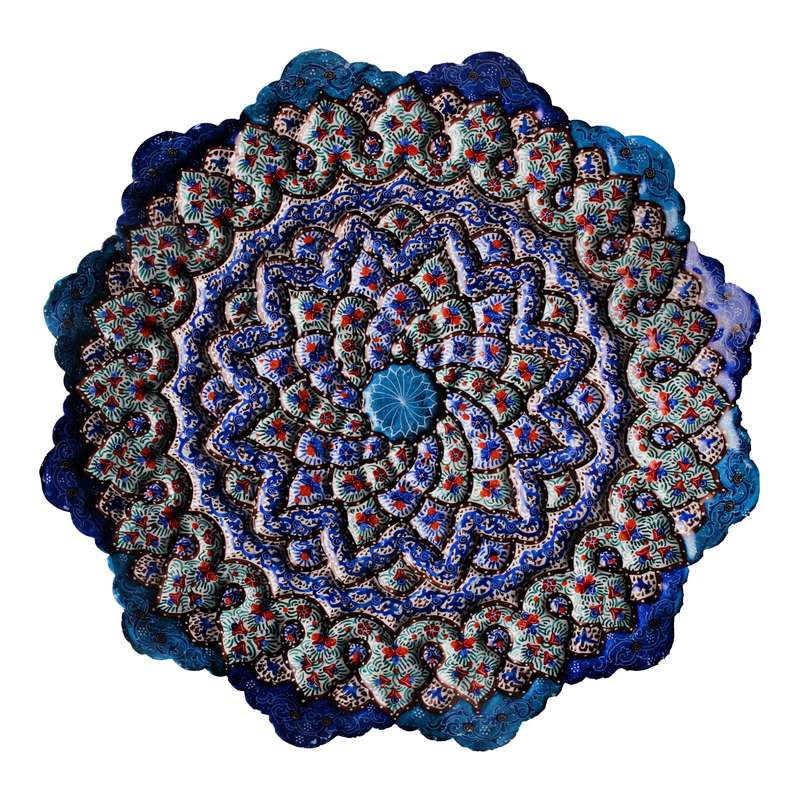 بشقاب مینا کاری کد 89