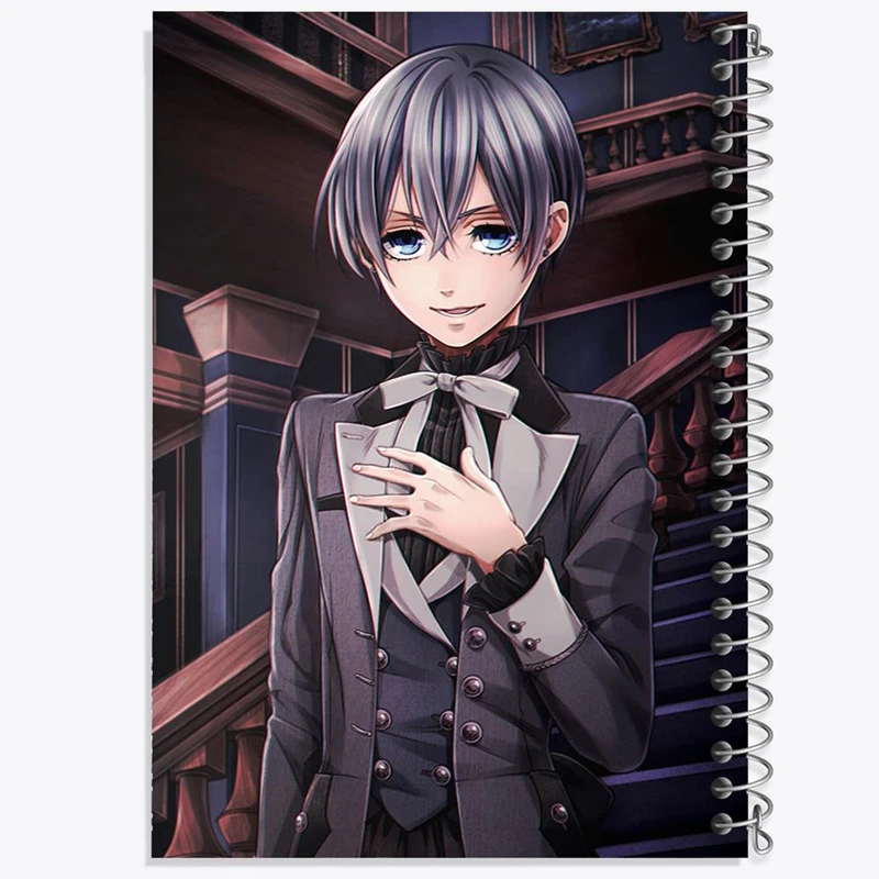 دفتر نقاشی 50 برگ خندالو مدل شیل انیمه خادم سیاه Black Butler کد 16320