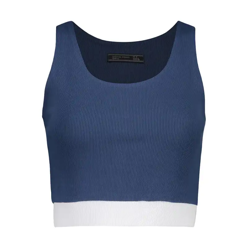 نیم تنه زنانه زانتوس مدل 141669 رنگ آبی نفتی