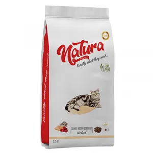 غذای خشک گربه ناتورا مدل Sterilized. Salmon.anchovy وزن 2.25 کیلوگرم