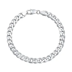 دستبند نقره مردانه گیرا مدل G183