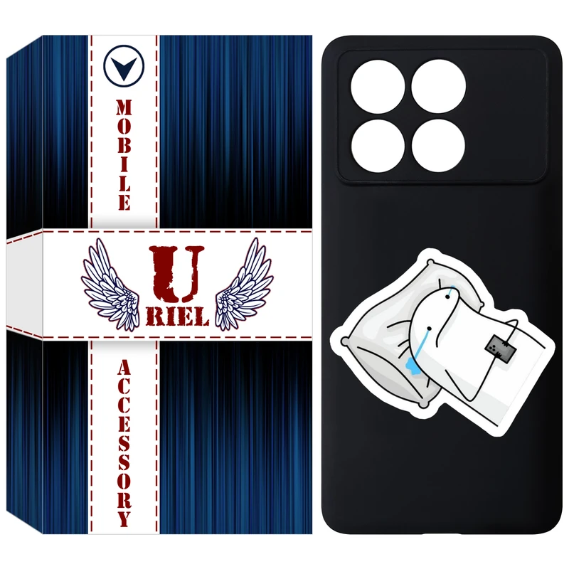 کاور یوریل مدل KSH کد 81 طرح غمگین مناسب برای گوشی موبایل شیائومی Poco X6 Pro