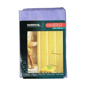 پرده حمام سیل اسکین کد 231591321 سایز 180×200 سانتی متر 