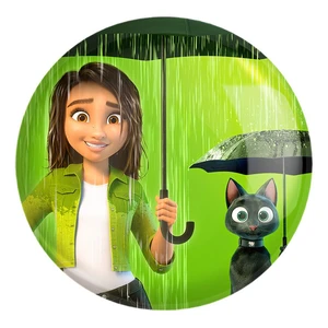 پیکسل خندالو طرح انیمیشن شانس لاک Luck کد 26038 مدل بزرگ
