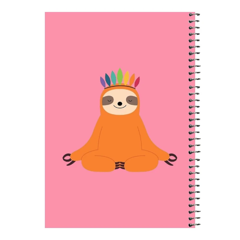 دفتر مشق 80 برگ اس جی مدل تنبل کد۱   