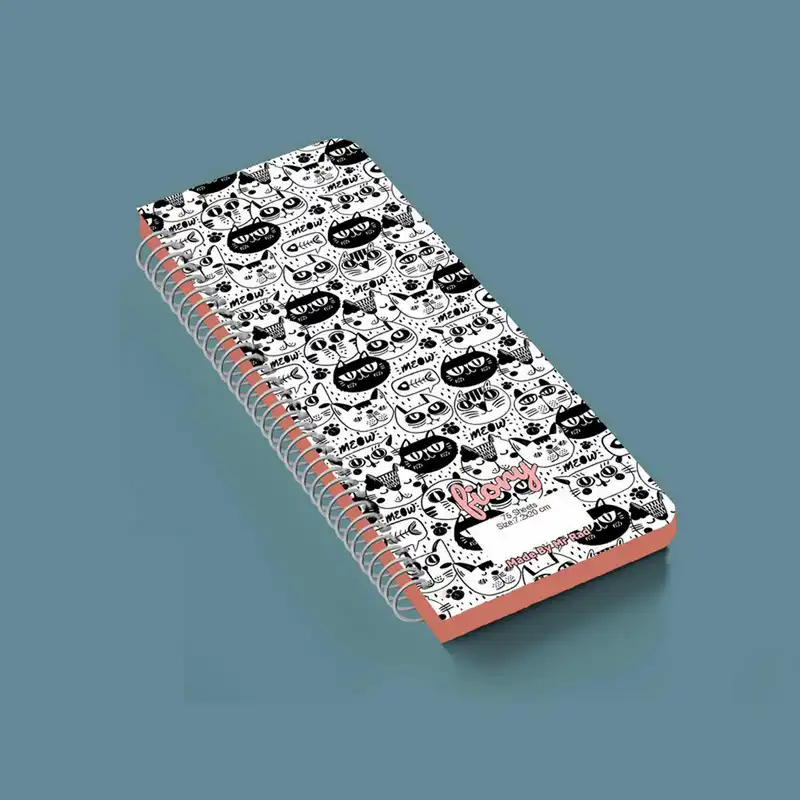 دفترچه یادداشت مستر راد مدل to do list طرح گربه های فانتزی کد fiory 2110 به همراه جامدادی