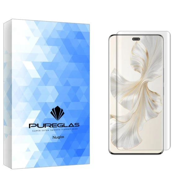 محافظ صفحه نمایش پیور گلس مدل NueGlas UV مناسب برای گوشی موبایل آنر 100 Pro
