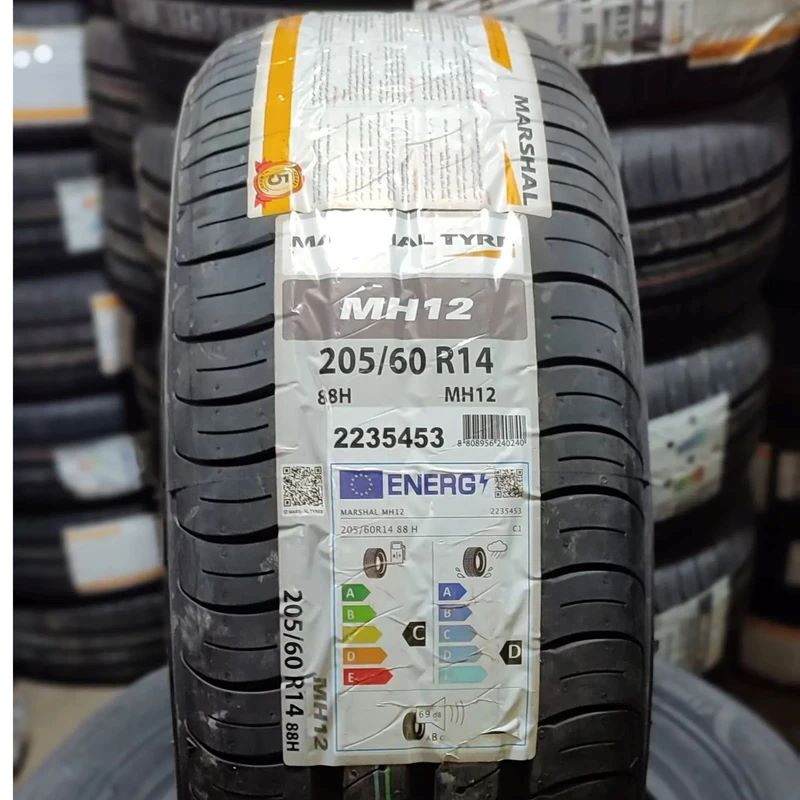 لاستیک خودرو مارشال مدل mh12 سایز 14 / 60 / 205 میلی‌متر تولید سال 2025 - 2 حلقه