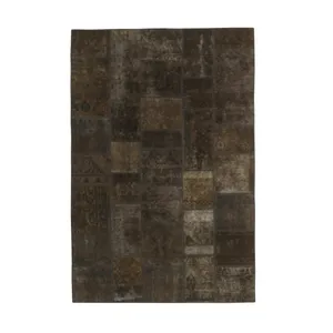  کلاژ فرش دستبافت چهار متری مدل تکه دوزی کد 541006