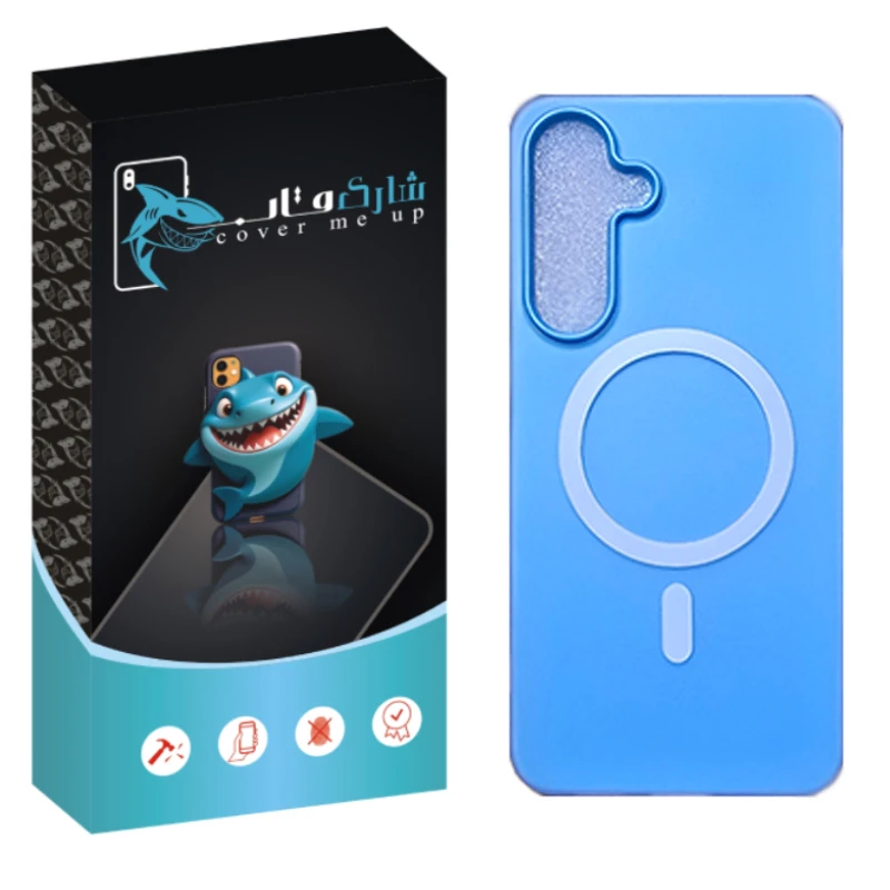 کاور شارک قاب مدل سیلیکونی پاستیلی مناسب برای گوشی موبایل سامسونگ Galaxy A16