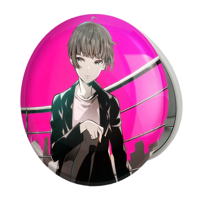 آینه جیبی خندالو طرح آکانه انیمه روان گذر مدل تاشو کد 33766